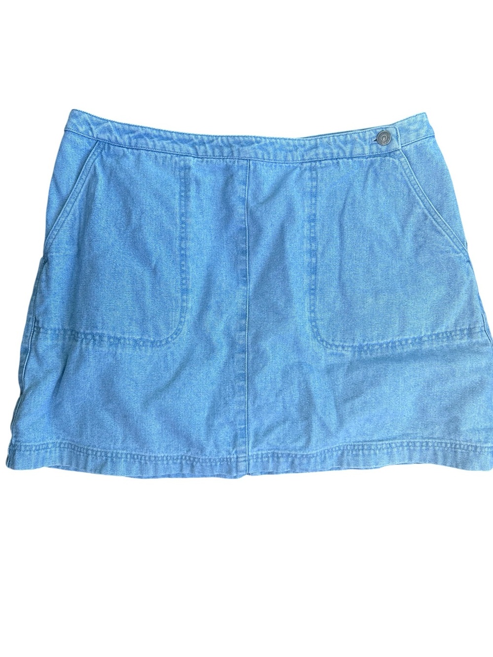 Lauren Ralph Lauren Light Wash Denim Skirt VTG 1990s 35” Waist